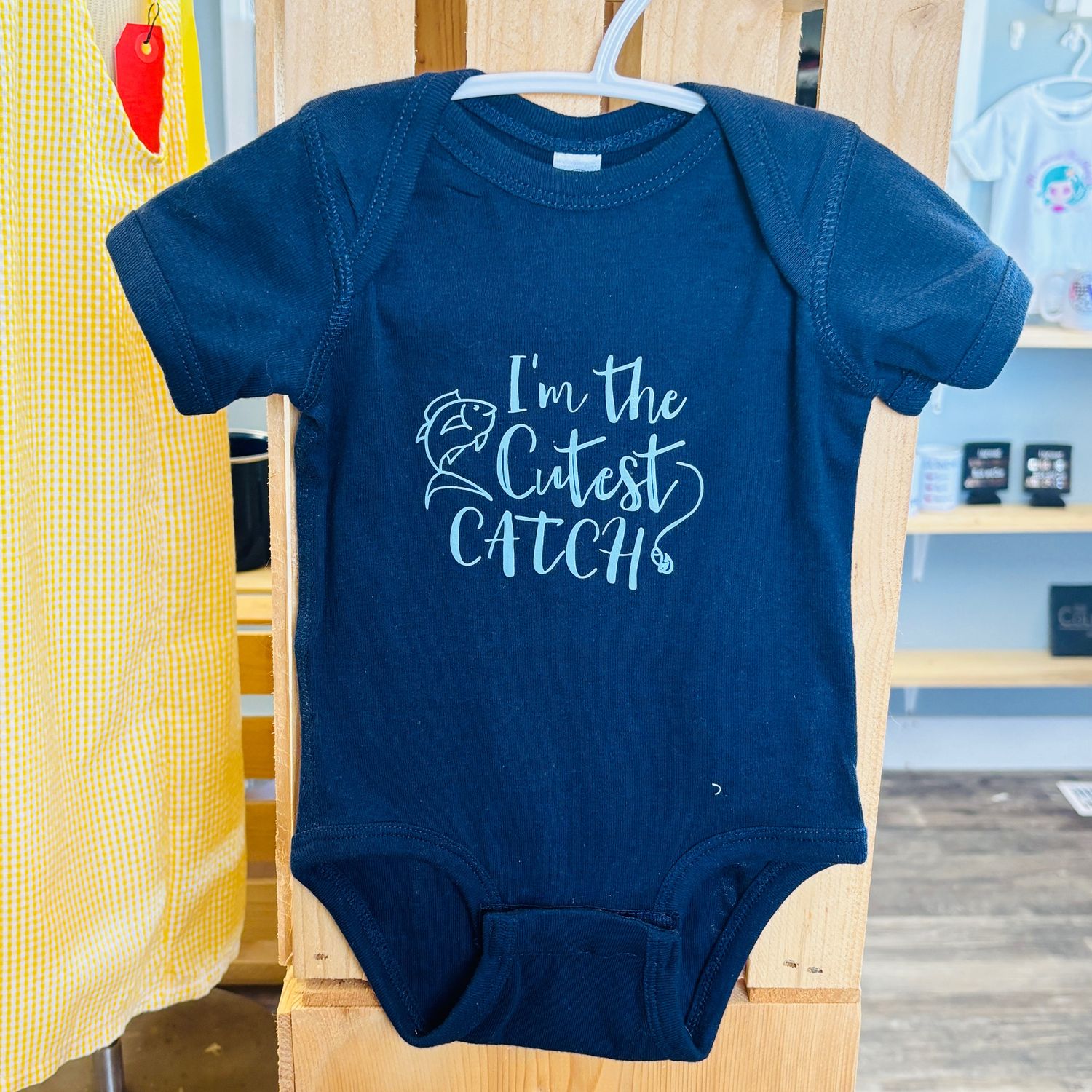 I&#39;m The Cutest Catch Infant Shirt Design
