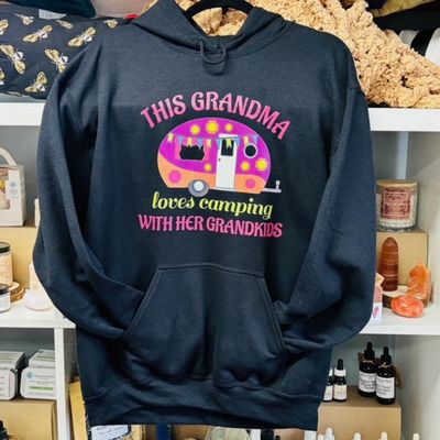 This Grandma Loves Camping With Her Grandkids Design for Shirt