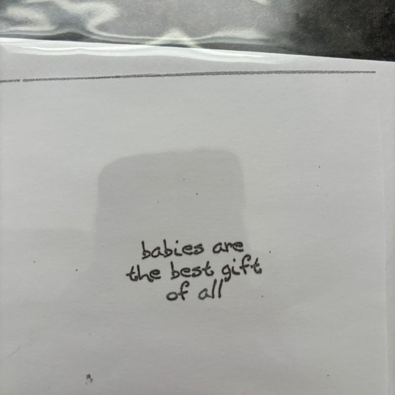 Sloth Baby Shower Card