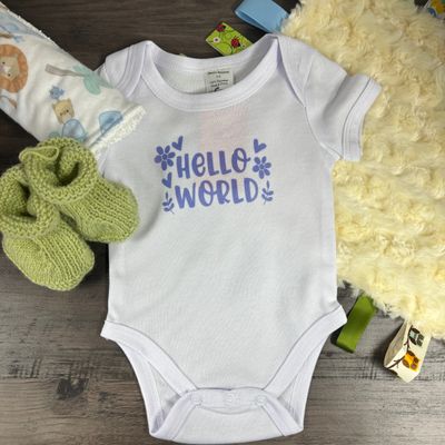 Hello World Infant Shirt Design