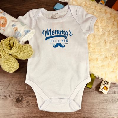 Mommy&#39;s Little Man Infant Shirt Design