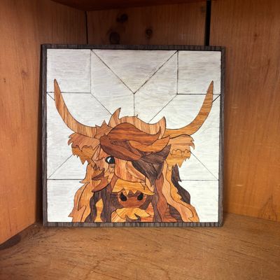 Highland Cow Plaque