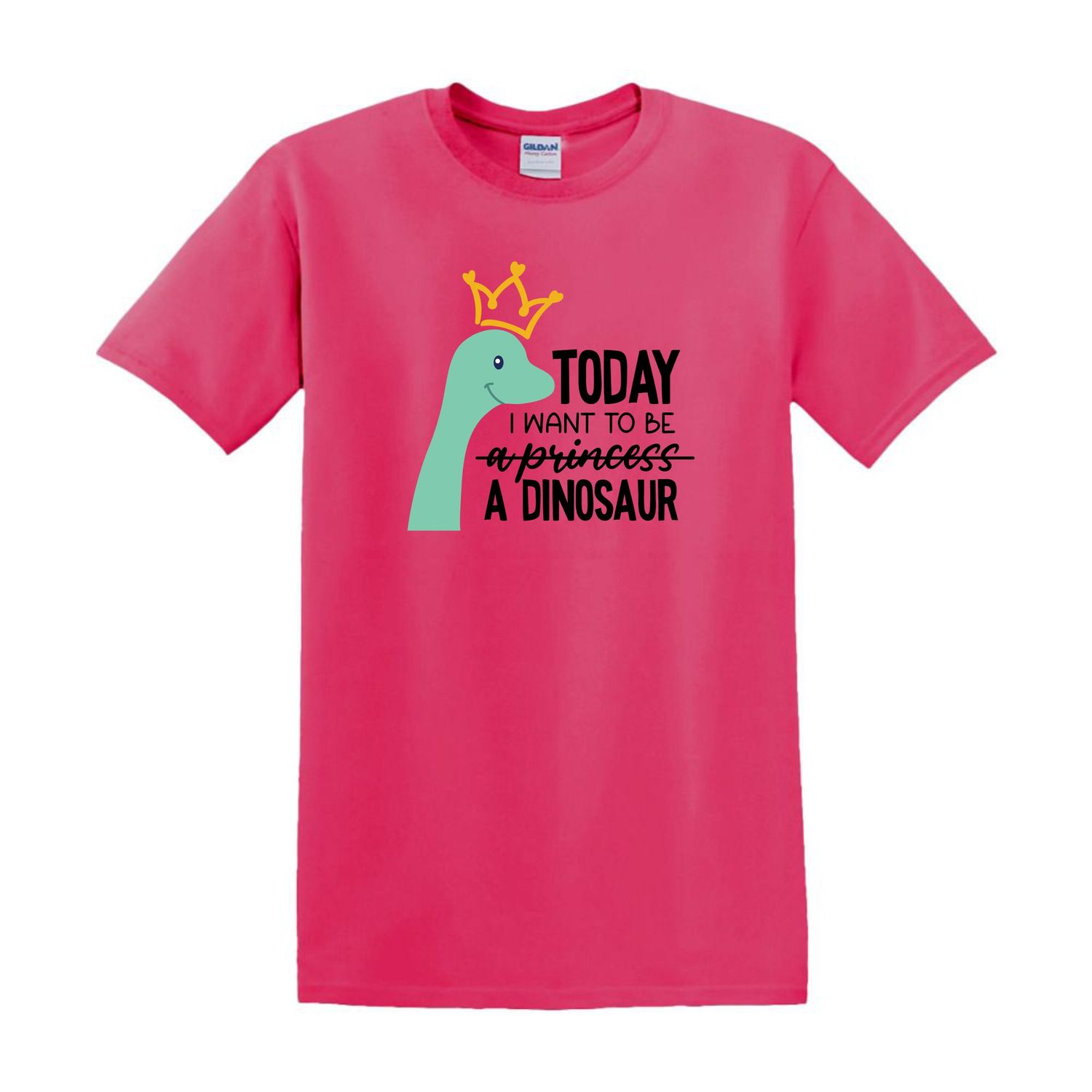 Today I Want To Be A Dinosaur Design for Youth Shirt