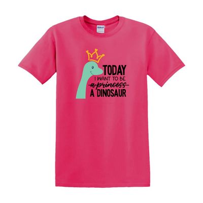 Today I Want To Be A Dinosaur Design for Youth Shirt