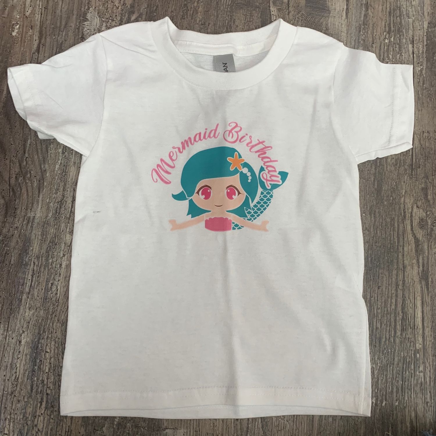 Mermaid Birthday Design for Youth Shirt