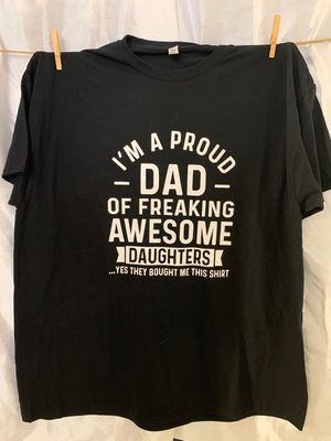 Proud Dad of Daughter, Daughters, Son, Sons Design for Shirt