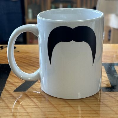 Moustache Coffee Cup
