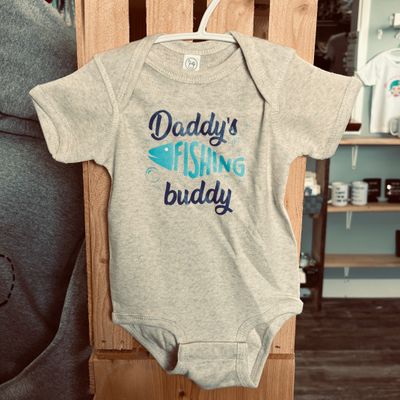 Daddy's Fishing Buddy Infant Shirt Design
