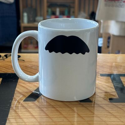 Moustache Coffee Cup