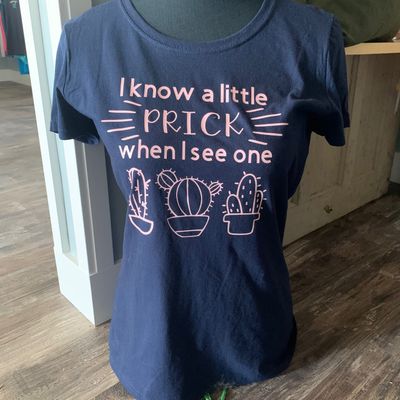 I Know A Little Prick Shirt Size Small