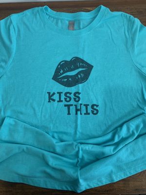 Kiss This Shirt Size XL