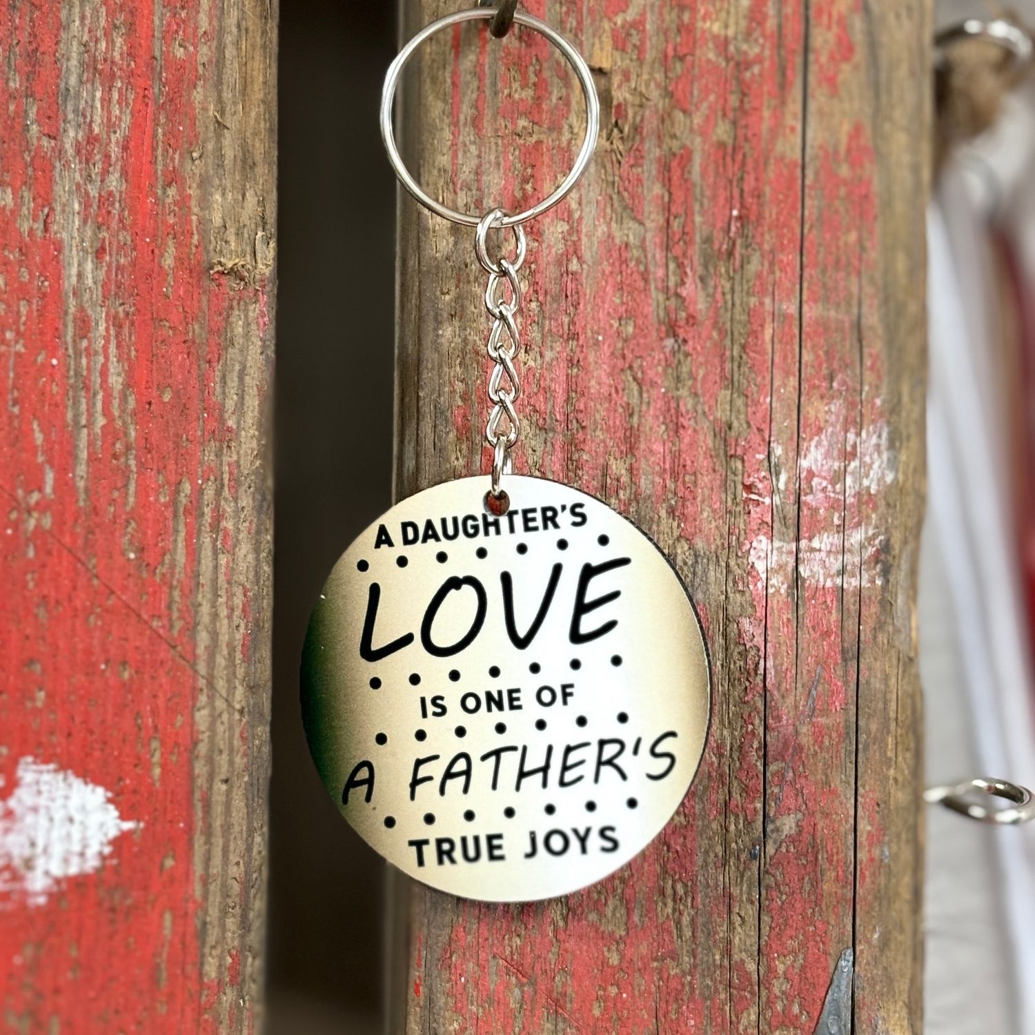 A Daughter&#39;s Love Key Chain