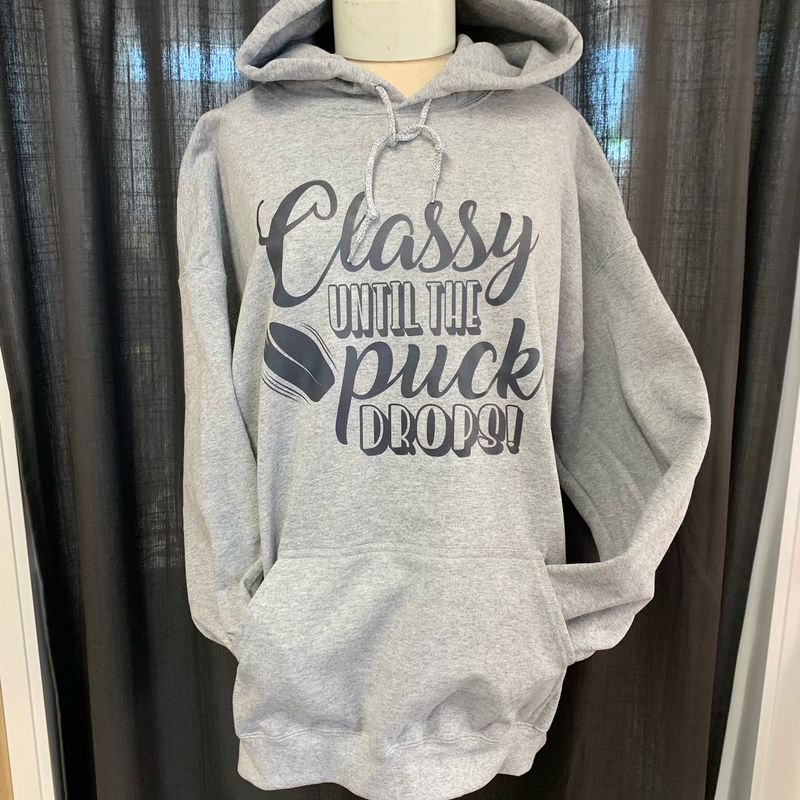 Classy Until The Puck Drops Design for Shirt