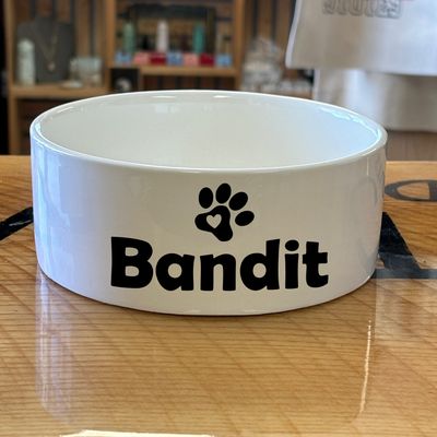 Paw Print Pet Bowl