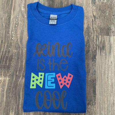 Kind Is The New Cool Design for Youth Shirt