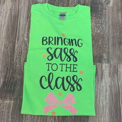 Bringing Sass To The Class Design for Youth Shirt