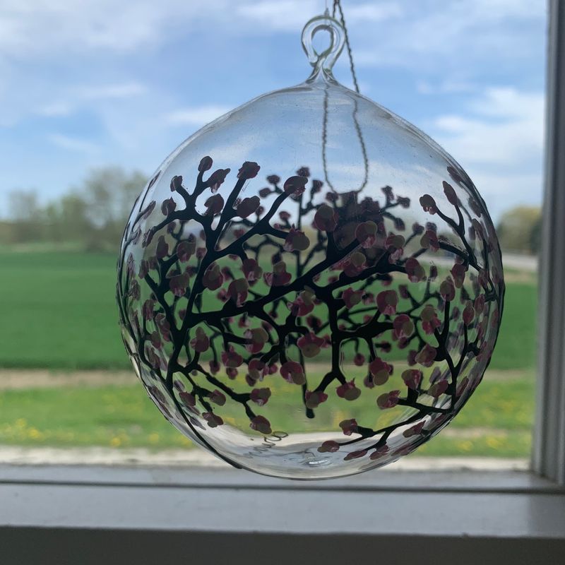 Clear Cherry Blossom Friendship Ball