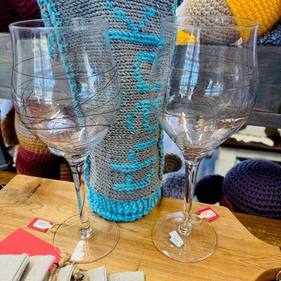 Burgundy Wine Glasses
