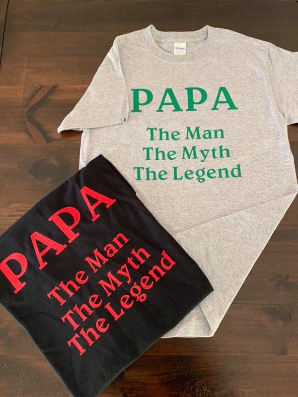 Man, Myth, Legend Design for Shirt