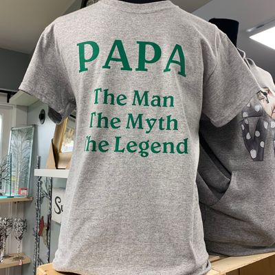 Man, Myth, Legend Design for Shirt