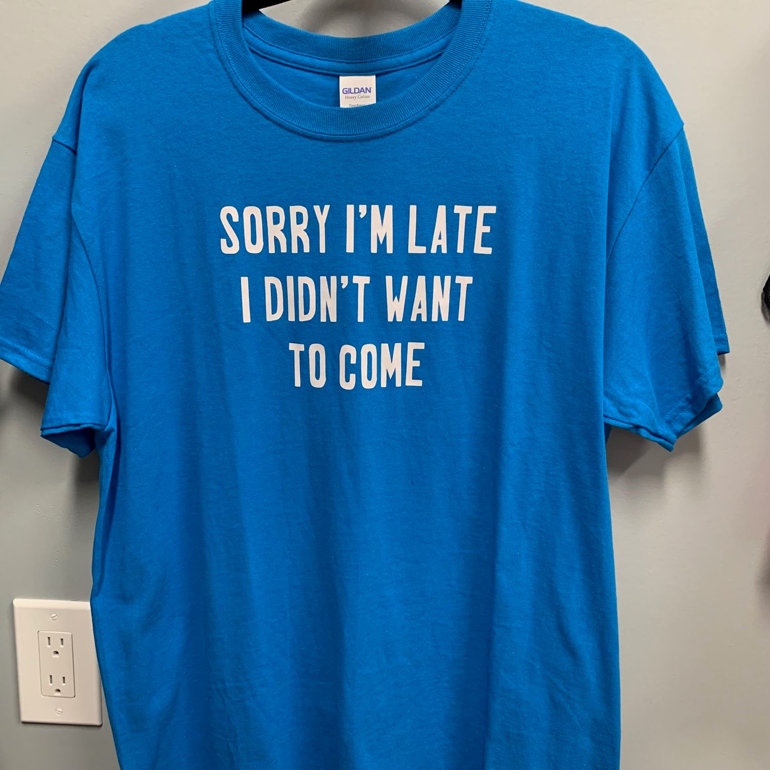 Sorry I&#39;m Late Design for Shirt