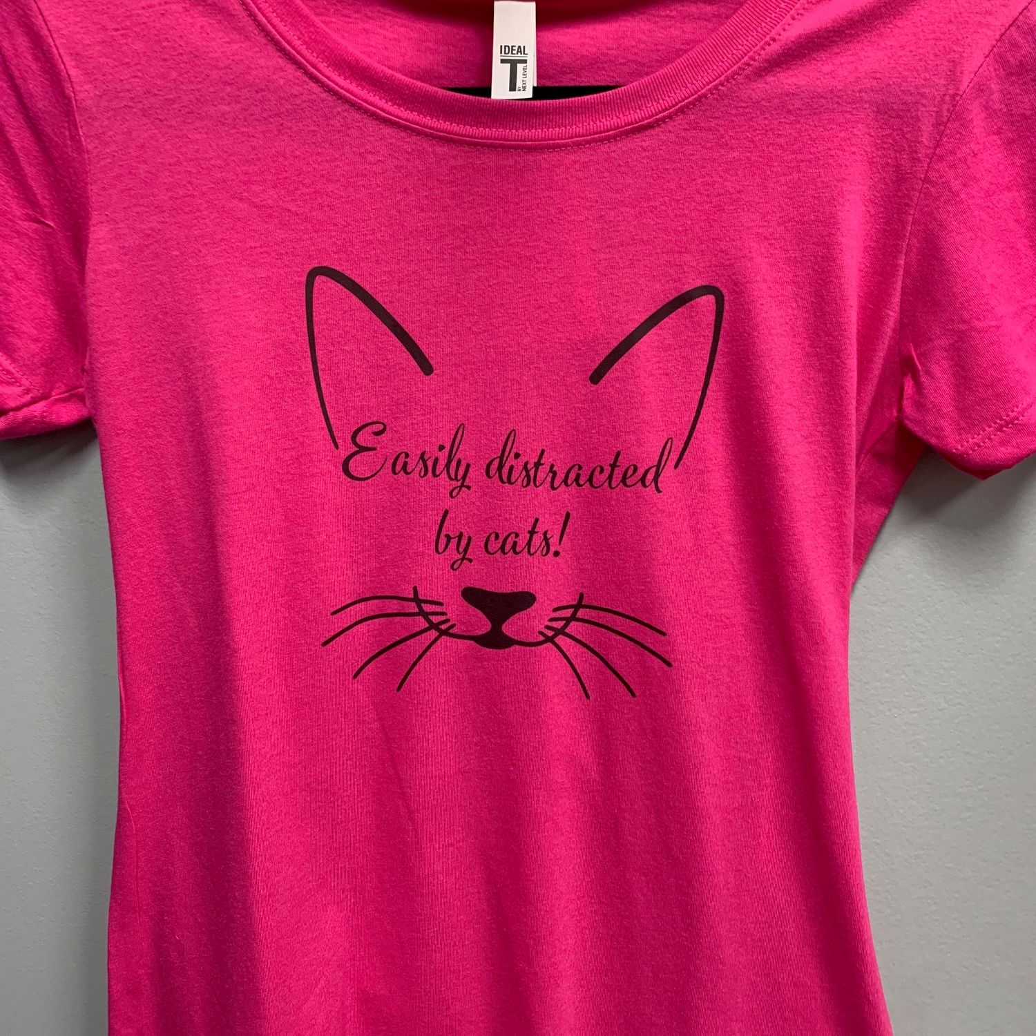 Easily Distracted By Cats Design for Shirt