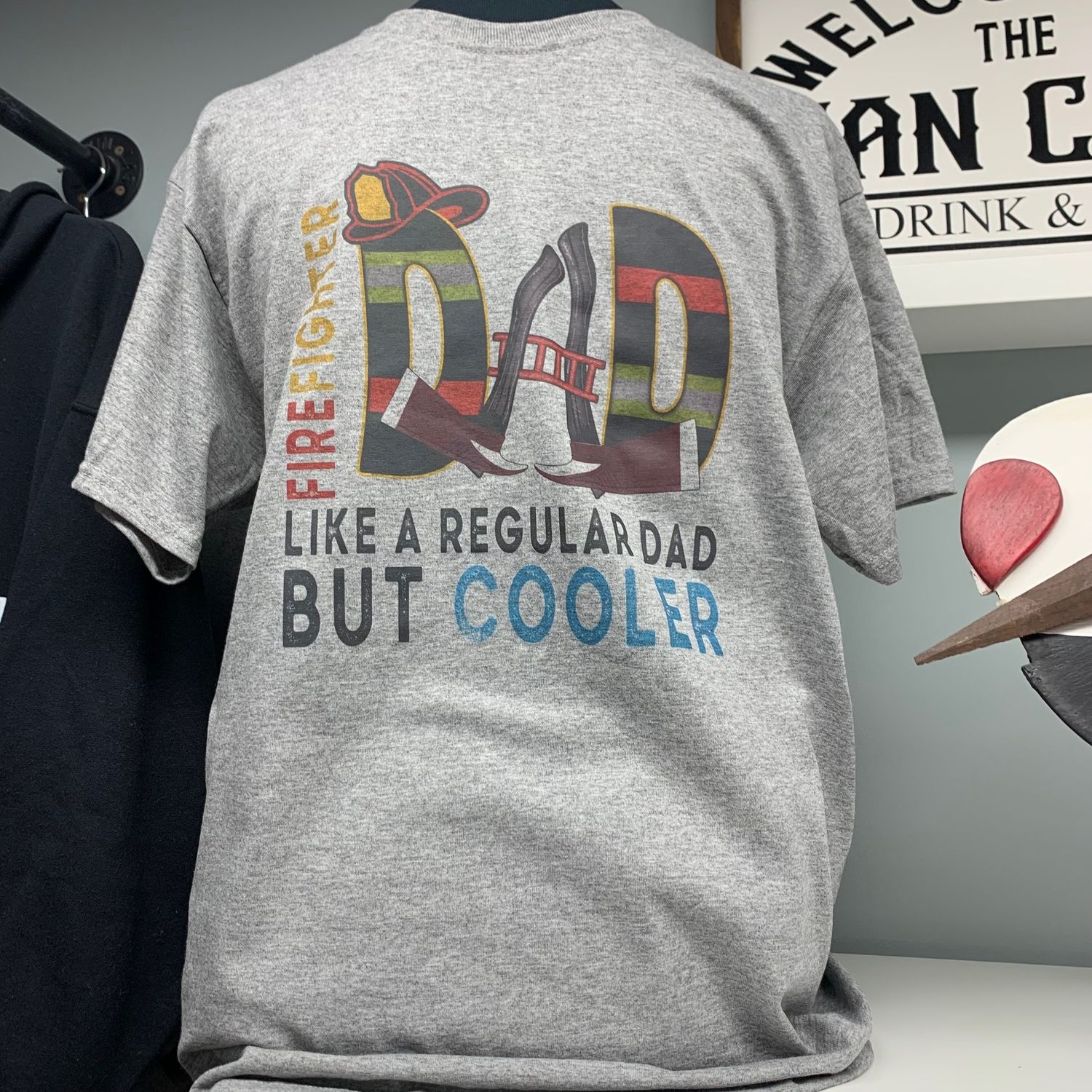 Firefighter Dad Design for Shirt