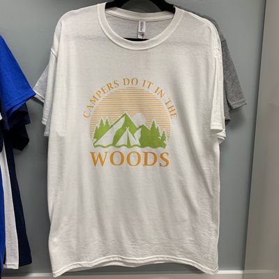 Campers Do It In The Woods Design for Shirt