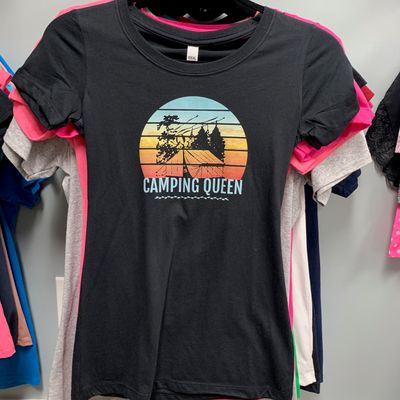 Camping Queen Design for Shirt