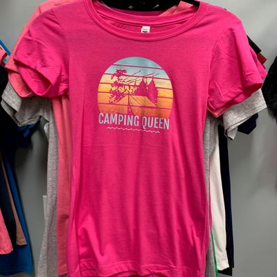 Camping Queen Design for Shirt