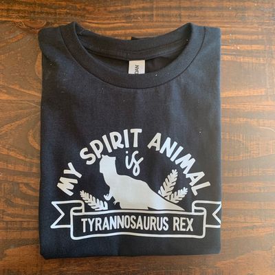 My Spirit Animal is a T-Rex Design for Youth Shirt