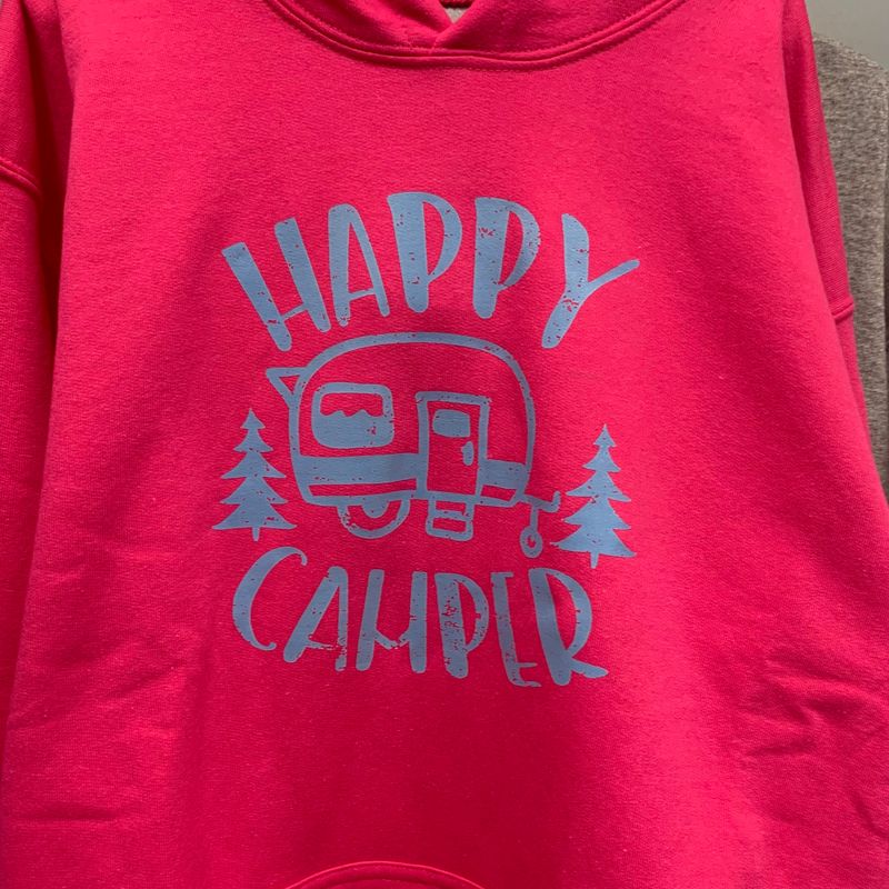 Happy Camper Design for Youth Shirt