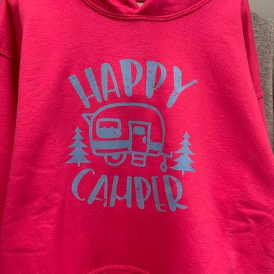 Happy Camper Design for Youth Shirt