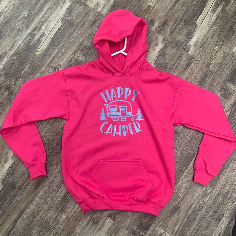 Happy Camper Design for Youth Shirt