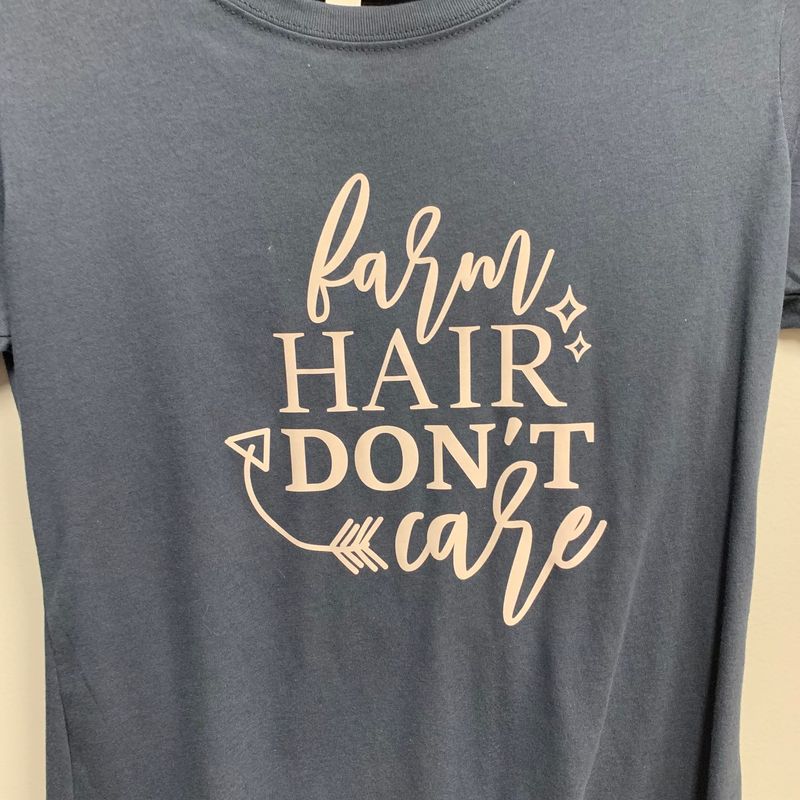 Farm Hair Don't Care Design for Shirt