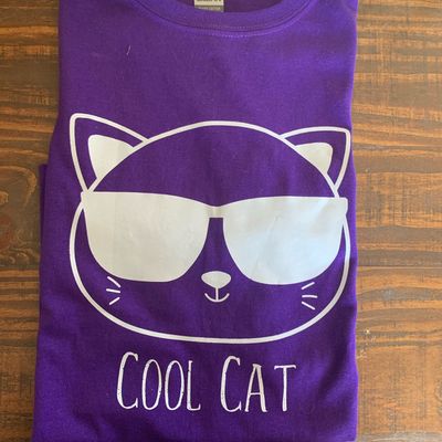 Cool Cat Design for Youth Shirt