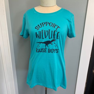Support Wildlife Raise Boys Design for Shirt