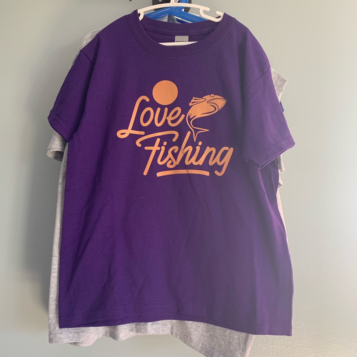 Love Fishing Design for Youth Shirt