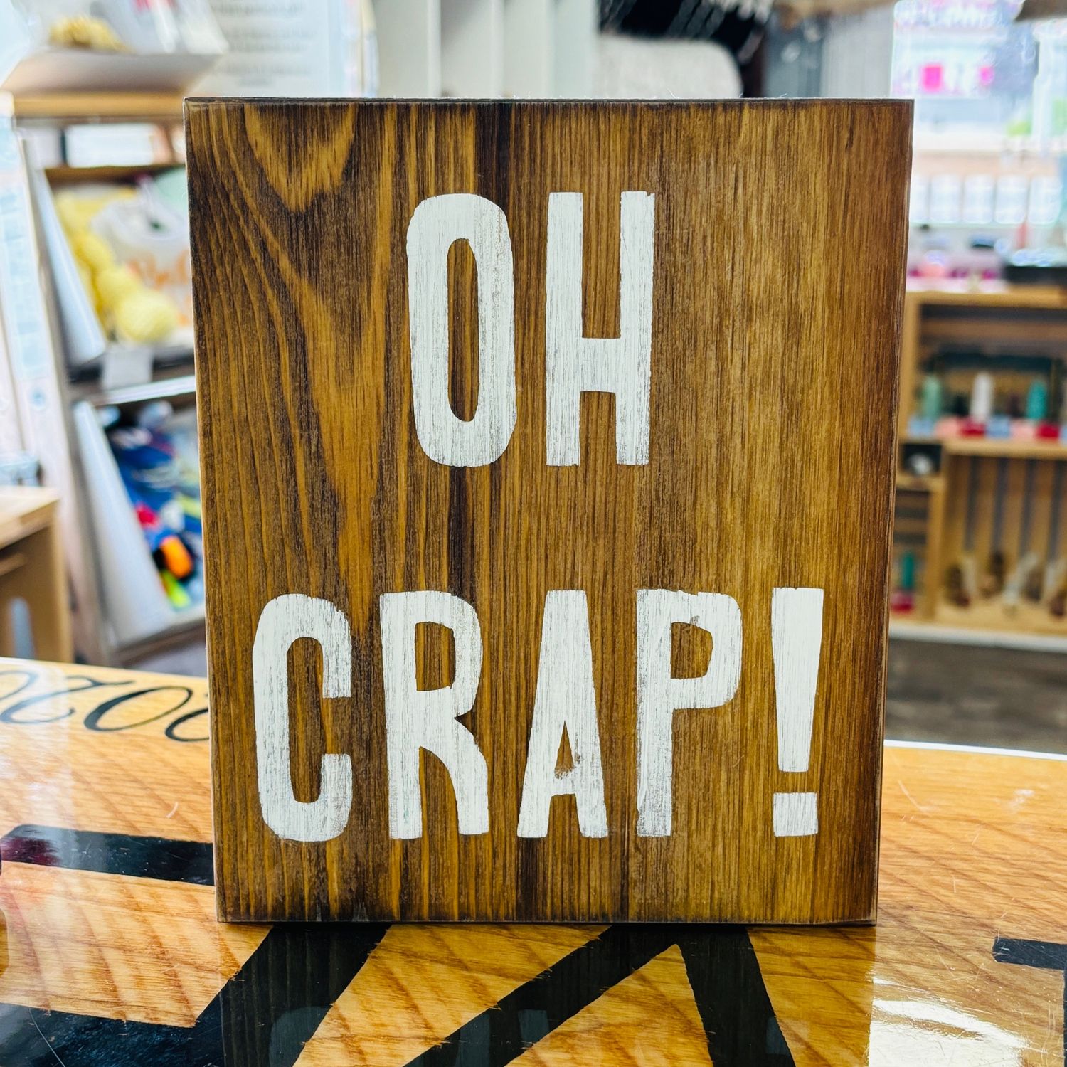 Oh Crap Bathroom Sign