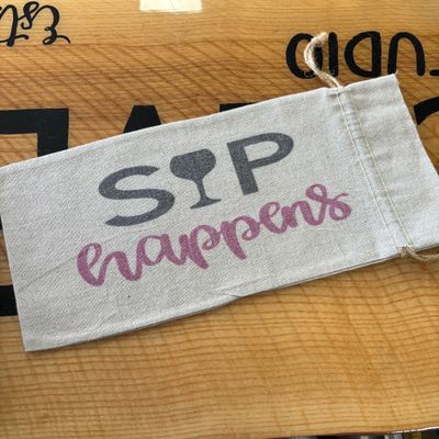 Sip Happens Wine Bag