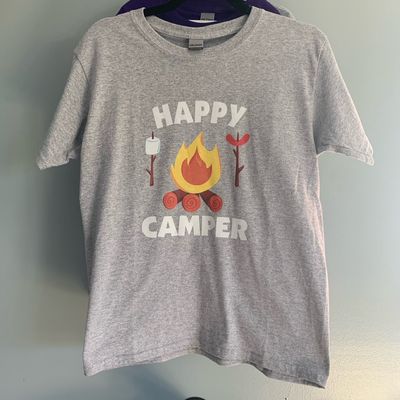 Happy Camper Design for Youth Shirt
