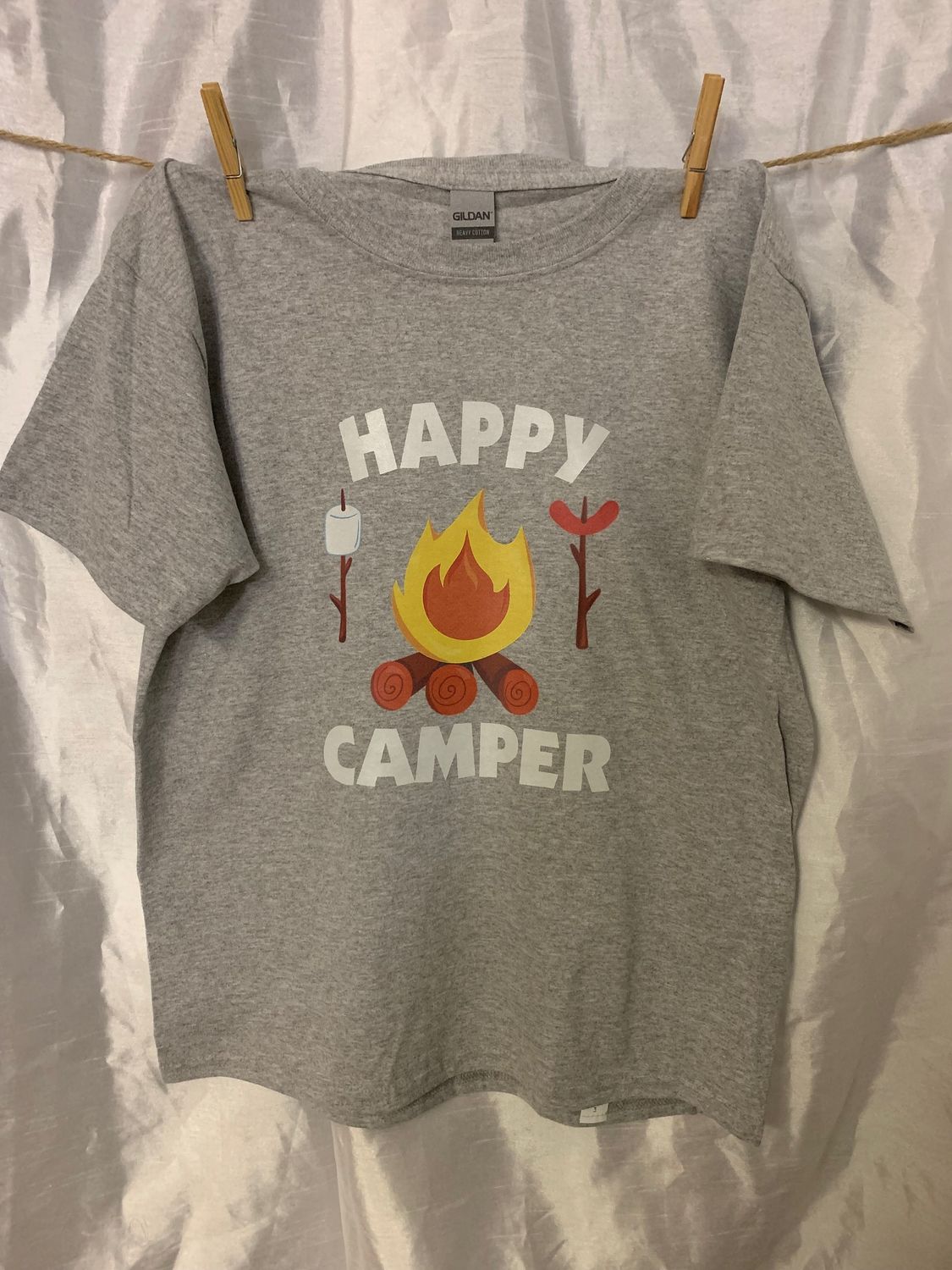 Happy Camper Design for Youth Shirt