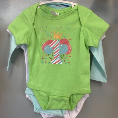 1st Birthday Infant Shirt Design