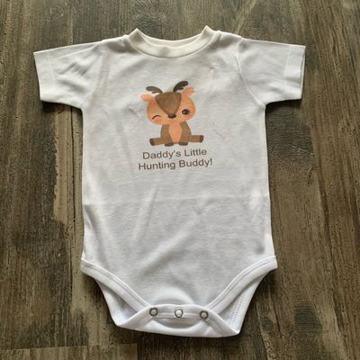 Daddy&#39;s Little Hunting Buddy Infant Shirt Design