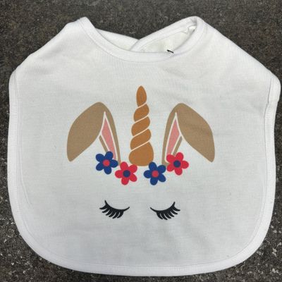 Bunnicorn Baby Bib