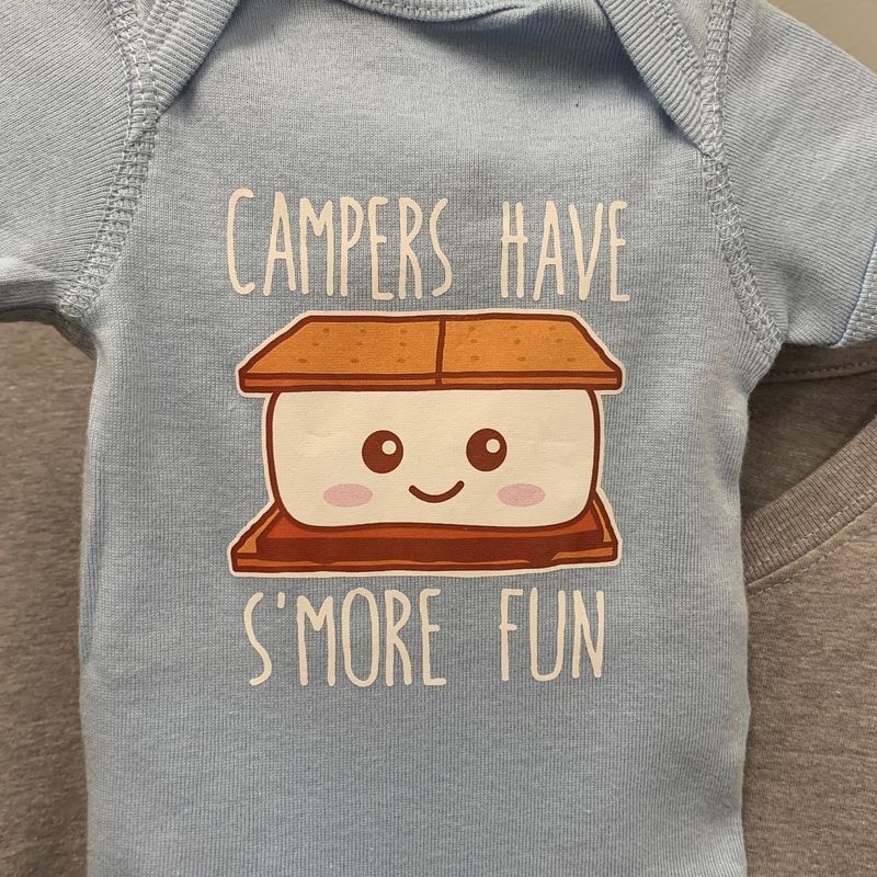 Campers Have S'more Fun Infant Shirt Design