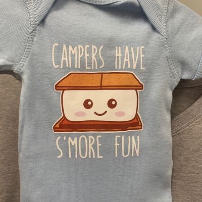 Campers Have S'more Fun Infant Shirt Design