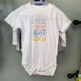 Little Miss Heart Of Gold Infant Shirt Design