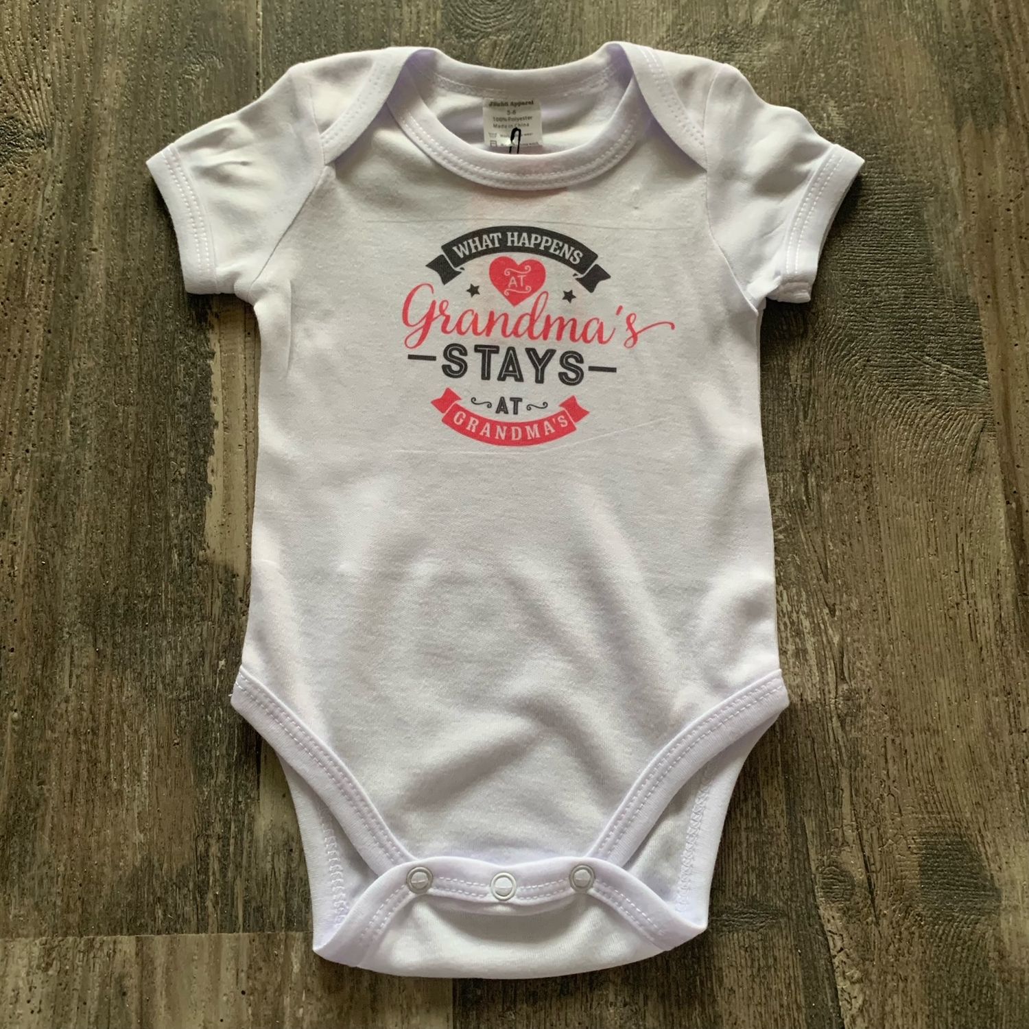 What Happens At Grandmas Infant Shirt Design