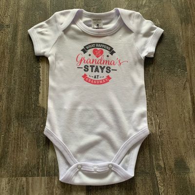 What Happens At Grandmas Infant Shirt Design